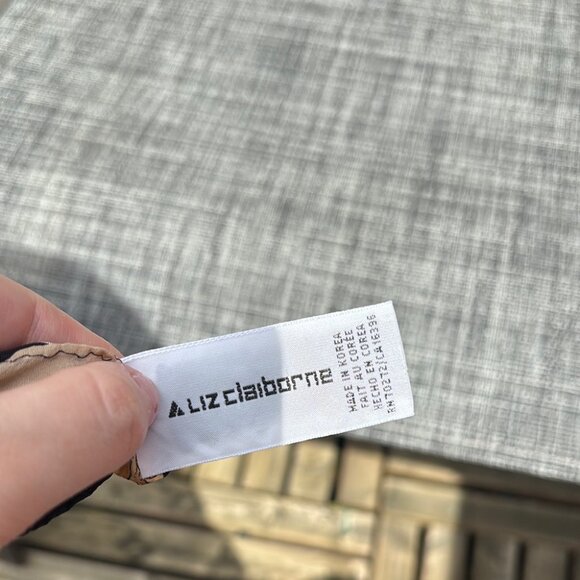 Vintage Liz Claiborne 100% Silk Elegant Patterned Fabric - Picture 5 of 6